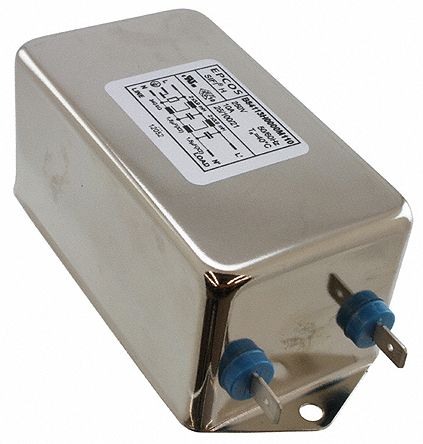 EPCOS, B84113H 10A 250 V Ac/dc 50 → 60Hz, Chassis Mount EMC Filter, Lug, Tab Connector, Single Phase