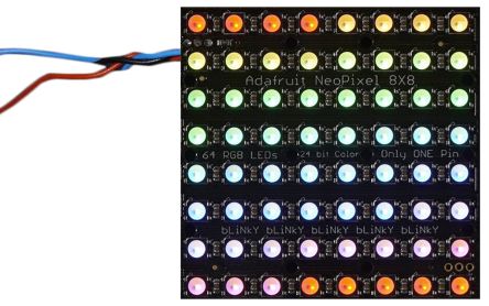 ADAFRUIT INDUSTRIES LED-Matrix LED-Treiberevaluierungskit Modul, NeoPixel NeoMatrix 64 RGBW Warm White