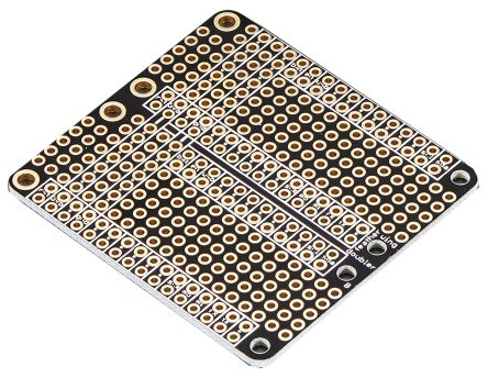 ADAFRUIT INDUSTRIES 面包板, 原型板, 50.9 x 47 x 1.6mm
