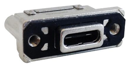 Amphenol ICC Conector USB Amphenol MUSBR-M5C1-30, Hembra,, 1 Puerto Puertos, Ángulo Recto IP67, Montaje En PCB, Versión 3.1, 100,0
