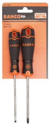Bahco Standard-Schraubendrehersatz, 2-teilig Schlitz, PHILLIPS®