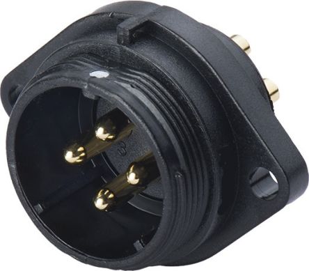 RS PRO Circular Connector, 3 Contacts, Panel Mount, Plug, Male, IP68