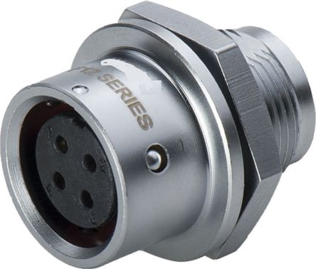 RS PRO Circular Connector, 3 Contacts, Panel Mount, M12 Connector, Socket, Female, IP67