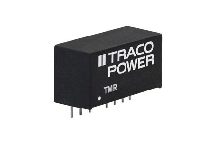 TRACOPOWER TMR 2 DC-DC Converter, 5V Dc/ 200mA Output, 4.5 → 9 V Dc Input, 2W, Through Hole, +85°C Max Temp