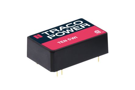 TRACOPOWER TEN 5WI DC/DC-Wandler 6W 24 V Dc IN, ±15V Dc OUT / 200mA 1.5kV Dc Isoliert