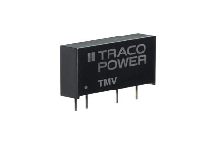 TRACOPOWER TMV DC/DC-Wandler 1W 12 V Dc IN, 12V Dc OUT / 80mA 3kV Dc Isoliert