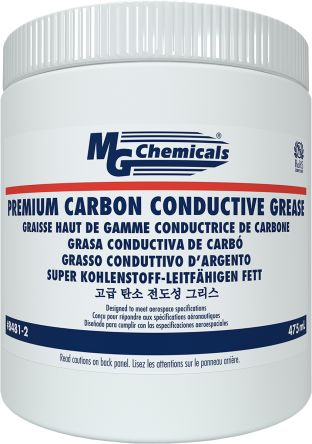 MG Chemicals Leitfähiges, Kohlenstoffhaltiges Fett Schwarz -68°C Bis +165°C, Dose 454 Ml