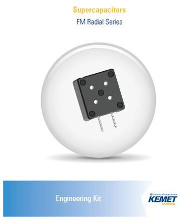 KEMET, Through Hole Aluminium Capacitor Kit 80 Pieces