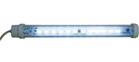Patlite Barra Luminosa LED Modelo CWA, 24 V Dc, 6 W, Long. 300 Mm, Cable De 1m, IP65