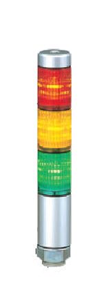 Patlite MPS LED Signalturm 3-stufig Mehrfarbig LED Rot/Gelb/Grün Dauer 160mm Multifunktion