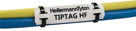 HellermannTyton TIPTAG Kabeletiketten X 100mm, 120 Auf Weiß Polyolefin