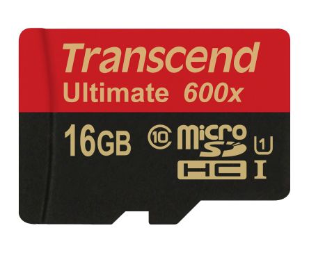 Transcend Carte SD 16 Go MicroSDHC, MicroSDXC