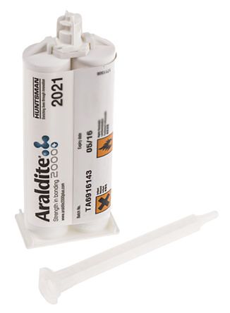 Araldite 2021-1 Methacrylat Acrylklebstoff Flüssig Grün, Gelb, Doppelkartusche 380 Ml, Für Composite, Metall, Kunststoff