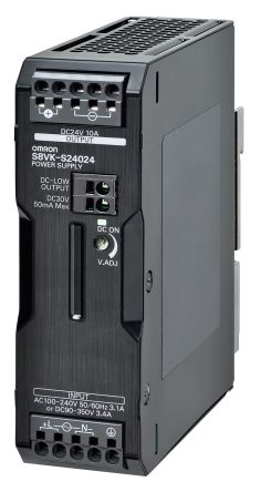 Omron S8VK-S Switch-Mode DIN-Schienen Netzteil 240W, 24V Dc / 10A