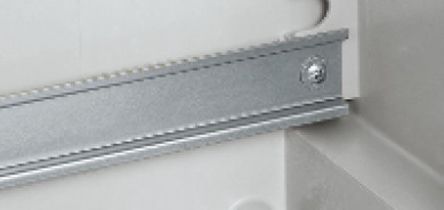 Schneider Electric Stahl DIN-Hutschiene Hutprofil Ungelocht, H. 7.2mm B. 35mm, L. 410mm