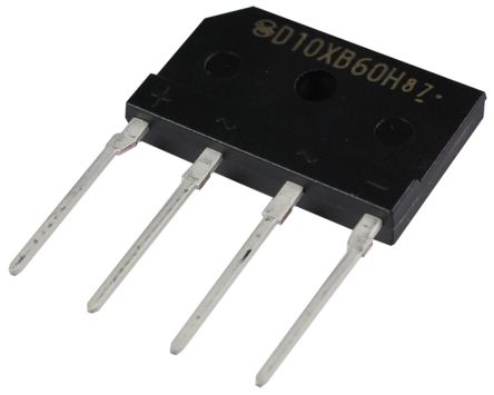 Vishay 整流用 ブリッジダイオード 単相 3A, 200V, 16.7 x 16.7