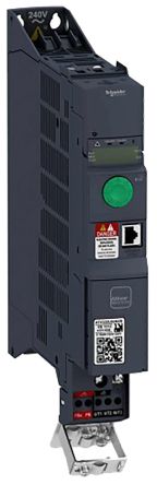Schneider Electric Variable Speed Drive, 0.75 KW, 1 Phase, 230 V Ac, 10.1 A, ATV320 Series