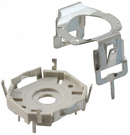 EPCOS 弹簧轭锁, 变压器配件, Tinned Nickel Silver制, 16.3 x 15.1 x 11.3mm, 使用于P 14 x 8 磁芯