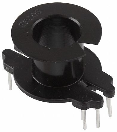 EPCOS RM 8 线圈架, 变压器配件, GFR 热固性塑料制, 16.9 (Dia.) x 17.05mm, 使用于RM 8 磁芯