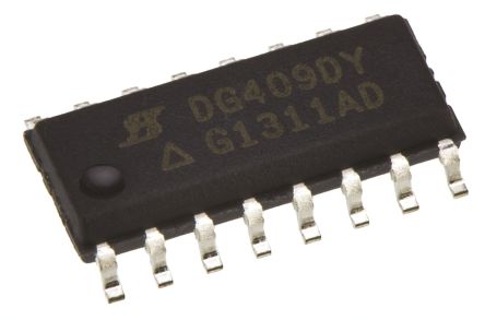 Vishay DG408LEDY-GE3 Multiplexer Single 8 X 1 3 To 16 V, 16-Pin SOIC