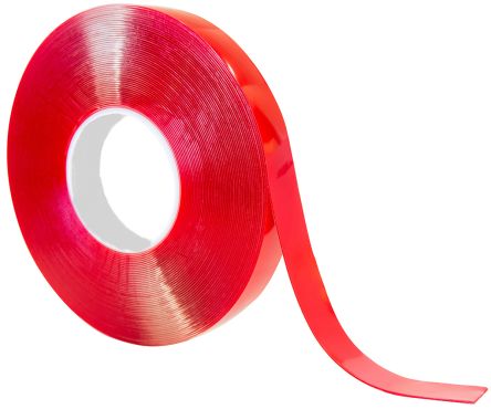 RS PRO Translucent Foam Tape, 6mm X 33m, 1mm Thick