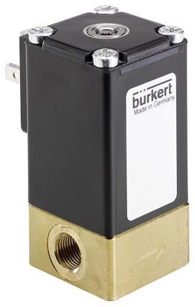 Burkert Bürkert 2873, G1/8 Buchse 2/2-Wege Direkt Proportionales Magnetventil 24 V Dc, Öffner