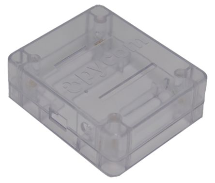 Pycom Caja Para Placa De Desarrollo De Plástico, 65 X 77 X 28.5mm, Transparente, Para Placa De Expansión, LoPy, WiPy