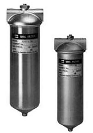 SMC FQ1 50μm Pneumatik-Filter, Manuell, 60l/min Max., Anschluss Rc3/8, 0,7 MPa Max.