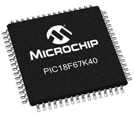 Microchip Mikrocontroller PIC18F PIC 8bit SMD 128 KB TQFP 64-Pin 64MHz 3,562 KB RAM