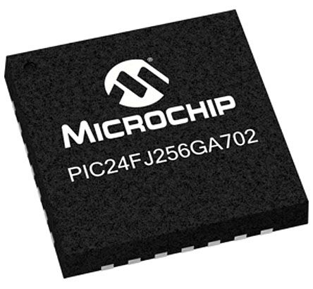 Microchip Mikrocontroller PIC24FJ PIC 16bit SMD 256 KB QFN 28-Pin 32MHz 16 KB RAM