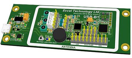 Eccel Technology Ltd Eccel Entwicklungstool Kommunikation Und Drahtlos, 13.56MHz Für Mifare Classic, NTAG-Familien, PC- Oder PLC-basiertes
