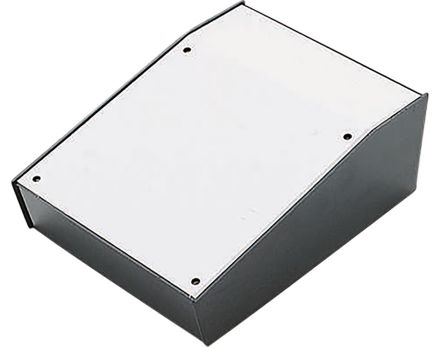 CAMDENBOSS Caja De Consola, Serie 6000, De ABS De Color Negro, Con Frontal Inclinado, 143 X 105 X 55mm