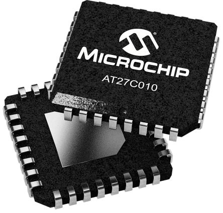Microchip EPROM 1MBit 128K X 8 Bit 70ns PLCC 32-Pin OTP THT