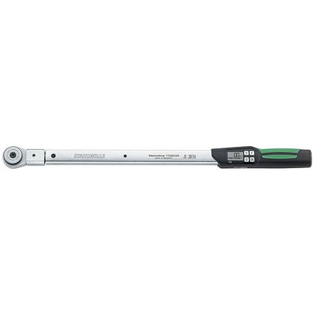 STAHLWILLE 1/2 in Square Drive Electromechanical Torque Wrench, 10 &#8594; 100nm 9 x 12mm