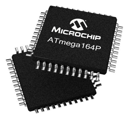 Microchip ATMEGA165A-AU, 8bit AVR Microcontroller, ATmega, 16MHz, 16 KB Flash, 64-Pin TQFP
