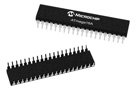 Microchip Mikrocontroller ATmega AVR 8bit THT 16 KB PDIP 40-Pin 8MHz 1 KB RAM