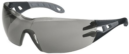Uvex PHEOS S Anti-Mist UV Safety Glasses, Grey Polycarbonate Lens