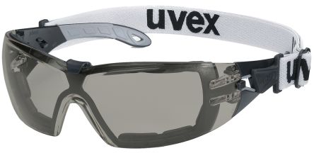 Uvex PHEOS Guard Schutzbrille Linse Grau, Kratzfest
