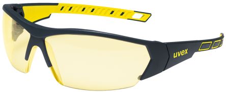 Uvex I-Works Schutzbrille Linse Gelb, Kratzfest Mit UV-Schutz