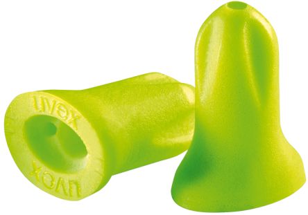 Uvex Hi-com Series Yellow Disposable Corded Ear Plugs, 24dB Rated, 200 Pairs