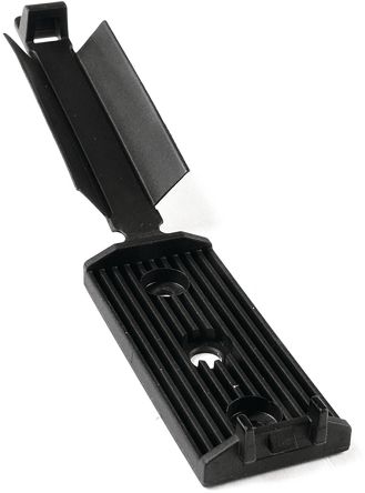 HellermannTyton Black Nylon Flat Ribbon Clip, 80mm Max. Bundle