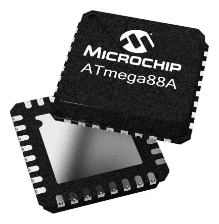 Microchip Microcontrôleur, 8bit, 1 Ko RAM, 8 Ko, 20MHz,, DIP 28, Série ATmega