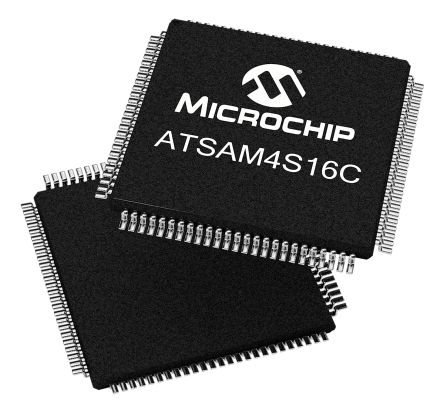 Microchip Mikrocontroller SAM4S ARM Cortex M4 32bit SMD 1,024 MB LQFP 100-Pin 120MHz 128 KB RAM USB