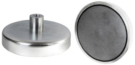 Eclipse Pot Magnet 10mm Threaded Hole Samarium Alloy, 2kg Pull
