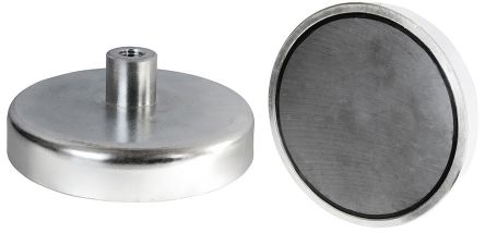 Eclipse Topf Magnet, Gewindebohrung, Ø 16mm X 11.5mm M4, Zugkraft 6kg Samarium Cobalt
