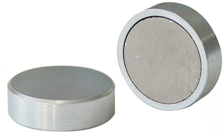 Eclipse Topf Magnet, Ø 16mm X 4.5mm, Zugkraft 6kg Samarium Cobalt