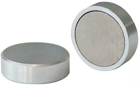 Eclipse Topf Magnet, Ø 25mm X 7mm, Zugkraft 15kg Samarium Cobalt
