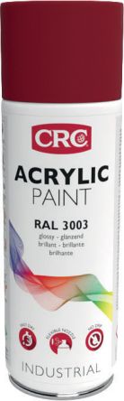 CRC Pintura Con Aerosol ACRYLIC PAINT De Color Rojo Brillo, RAL 3003, De 400ml
