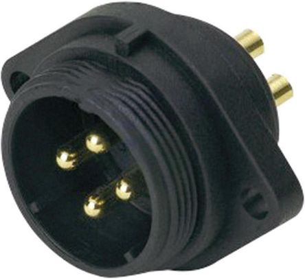 RS PRO Circular Connector, 5 Contacts, Flange Mount, Plug, Male, IP68