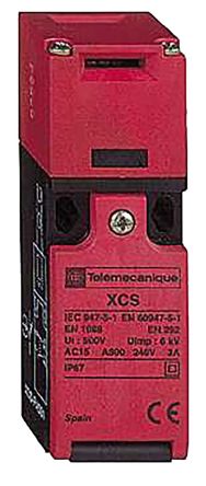 Telemecanique Sensors Commutateur De Verrouillage De Sécurité XCSPA, 2NF/1NO, A Clé, IP67, 240V, 1,5A